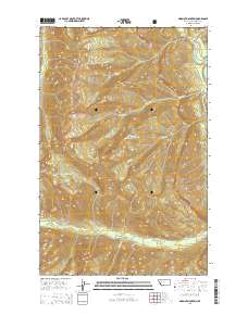 Marmot Mountain 2014 topographic map thumbnail