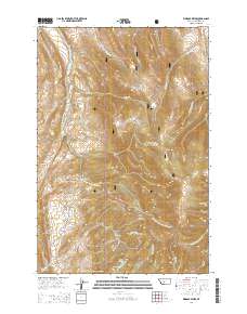 Rimrock Divide 2014 topographic map thumbnail