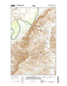 Mortarstone Bluff 2014 topographic map thumbnail