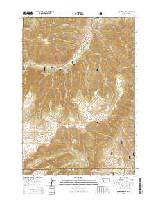 Mount Maurice 2014 topographic map thumbnail