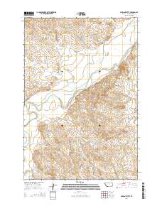 Oliphant Butte 2014 topographic map thumbnail