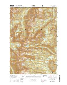 Mount Tahepia 2014 topographic map thumbnail