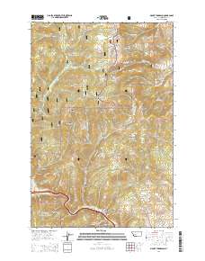 Mount Thompson 2014 topographic map thumbnail