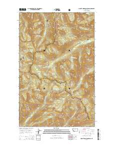 Mount Thompson-Seton 2014 topographic map thumbnail