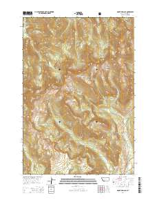 Mount Wallace 2014 topographic map thumbnail
