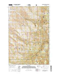 Orofino Mountain 2014 topographic map thumbnail