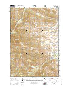 Pony 2014 topographic map thumbnail