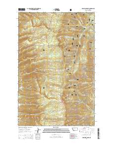 Porcupine Creek 2014 topographic map thumbnail