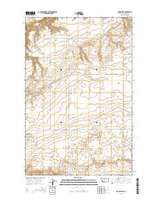 Rocky Lake 2014 topographic map thumbnail