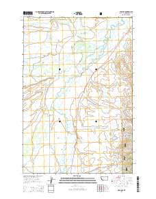 Mud Lake 2014 topographic map thumbnail