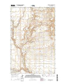 Poverty Coulee 2014 topographic map thumbnail