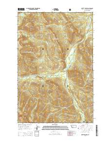 Pretty Prairie 2014 topographic map thumbnail