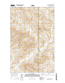 Red Bank Creek 2014 topographic map thumbnail
