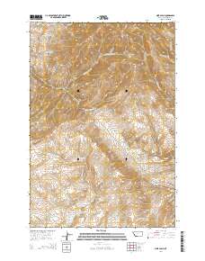 Mine Gulch 2014 topographic map thumbnail