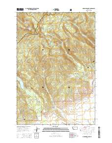 Mussigbrod Lake 2014 topographic map thumbnail