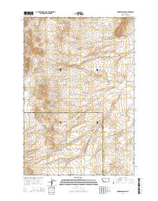 Radersburg SW 2014 topographic map thumbnail