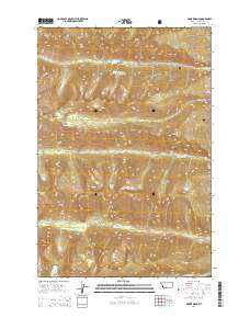 Printz Ridge 2014 topographic map thumbnail