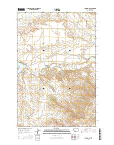 Petrolia Lake 2014 topographic map thumbnail