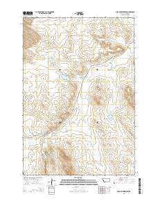 Phillippi Reservoir 2014 topographic map thumbnail