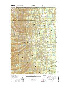 Peck Lake 2014 topographic map thumbnail