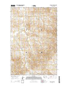 Pedigo Coulee 2014 topographic map thumbnail