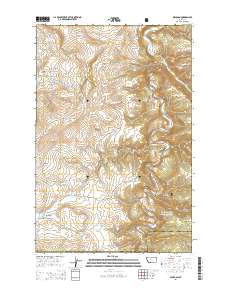 Millegan 2014 topographic map thumbnail