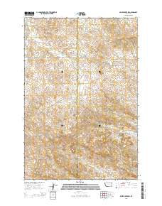 Miller Creek SW 2014 topographic map thumbnail