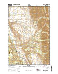 Bad Luck Creek 2014 topographic map thumbnail