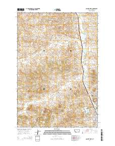 Colstrip West 2014 topographic map thumbnail