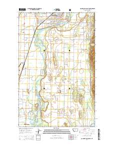 Columbia Falls South 2014 topographic map thumbnail