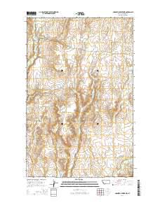 Cornwell Reservoir 2014 topographic map thumbnail