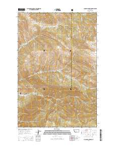 Candle Mountain 2014 topographic map thumbnail