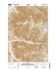Browns Mountain 2014 topographic map thumbnail