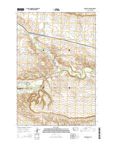 Ryegate East 2014 topographic map thumbnail