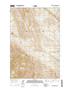 Nez Perce Hollow 2014 topographic map thumbnail