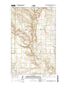 North Chinook Reservoir NW 2014 topographic map thumbnail