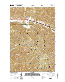 Ravenna 2014 topographic map thumbnail