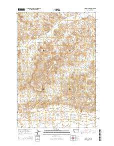 Mother Butte 2014 topographic map thumbnail
