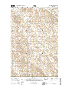 Olson Coulee North 2014 topographic map thumbnail