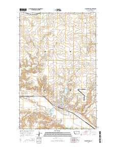Plentywood 2014 topographic map thumbnail