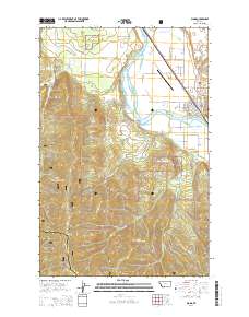 Plains 2014 topographic map thumbnail