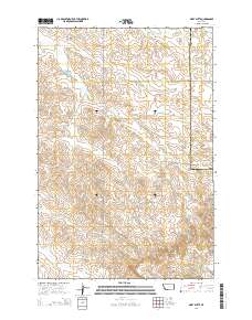 Piney Butte 2014 topographic map thumbnail