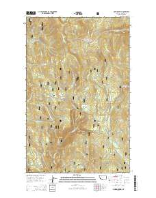 Pink Mountain 2014 topographic map thumbnail