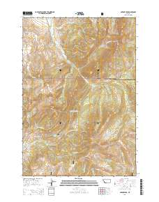 Antone Peak 2014 topographic map thumbnail