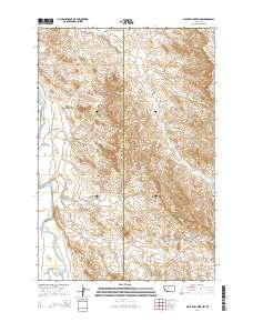 Blacktail Creek NW 2014 topographic map thumbnail
