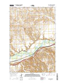 Bull Mountain 2014 topographic map thumbnail