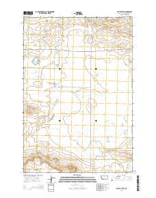 Battle Butte 2014 topographic map thumbnail