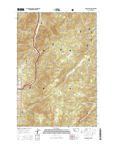 Bison Canyon 2014 topographic map thumbnail