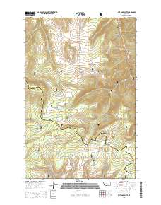 Belt Park Butte 2014 topographic map thumbnail