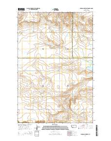 Benton Lake West 2014 topographic map thumbnail